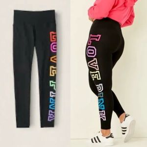 PINK Victoria’s Secret High Waist Cotton Leggings